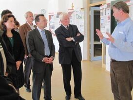 Beim Rundgang durch die Ausstellung