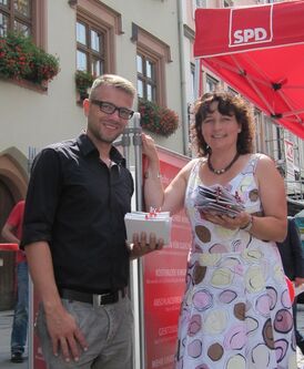 v.l.: Josef Kollmannsberger und Ruth Müller
