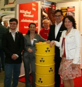 Valerian Thielicke, Anja König, Peter Irmann, MdB Florian Pronold, Ruth Müller